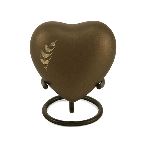 Aria Wheat Heart Keepsake