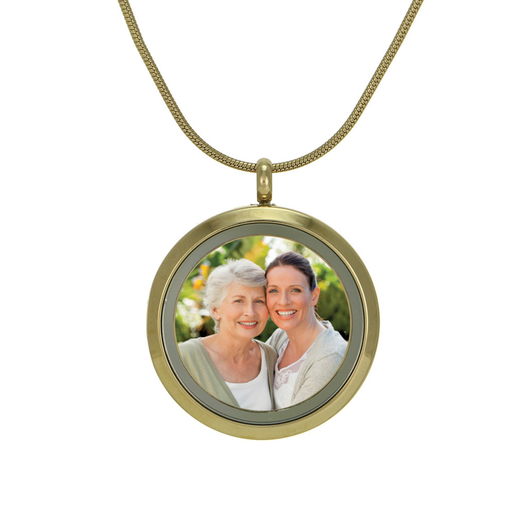 Round Pendant - Bronze Photo