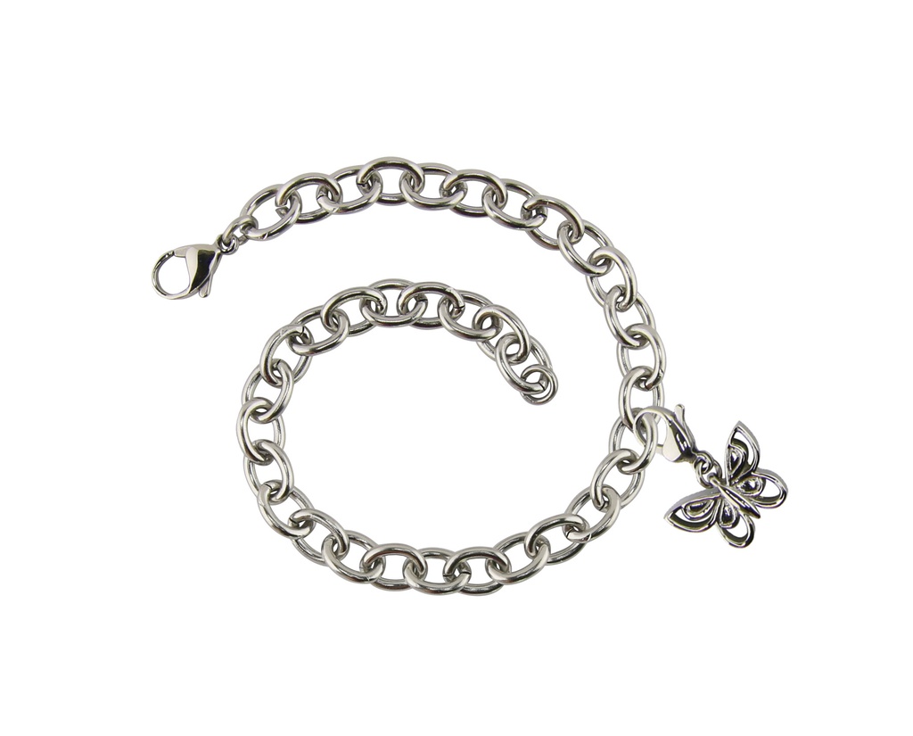 Bracelet with Butterfly Charm