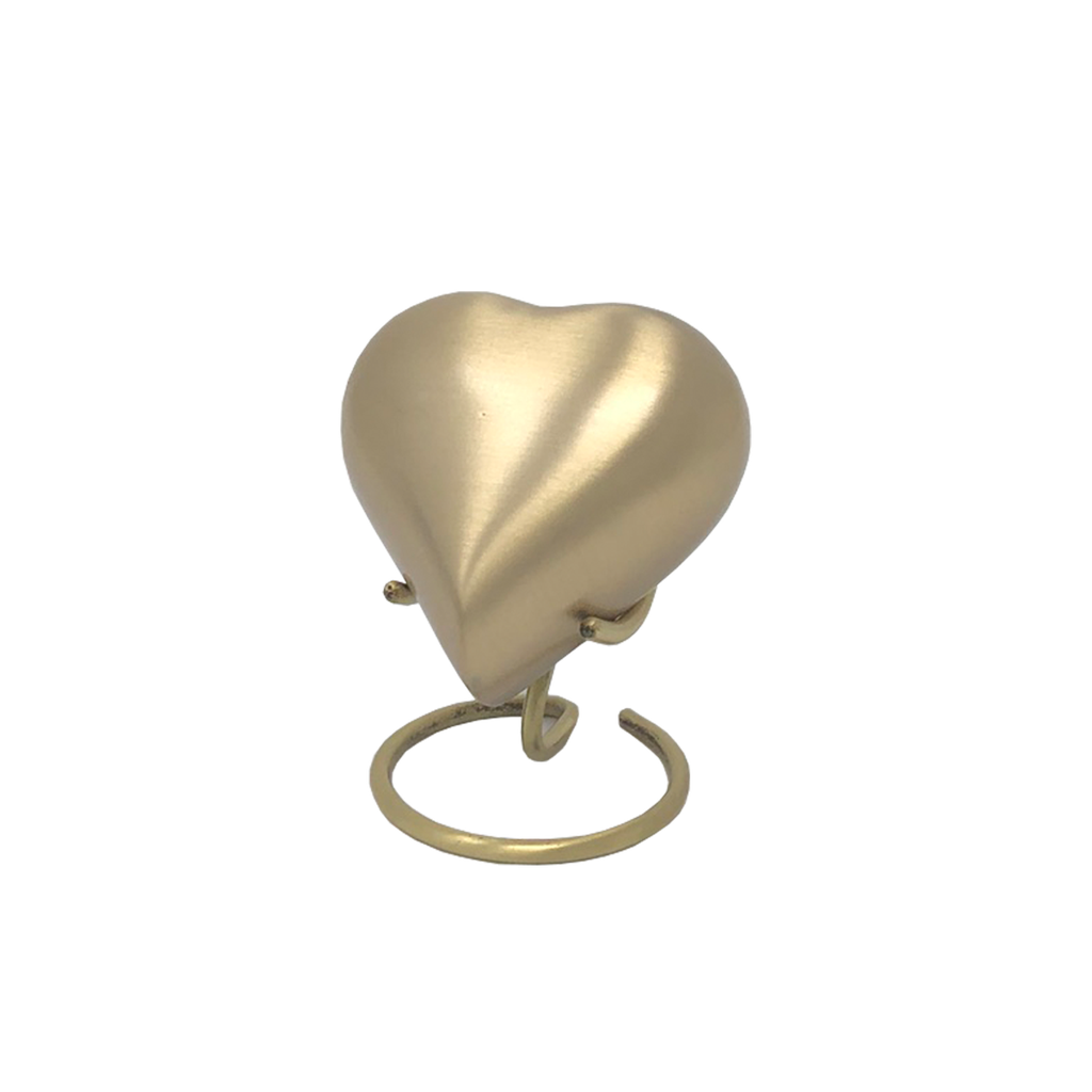 Bronze Heart Keepsake with Stand