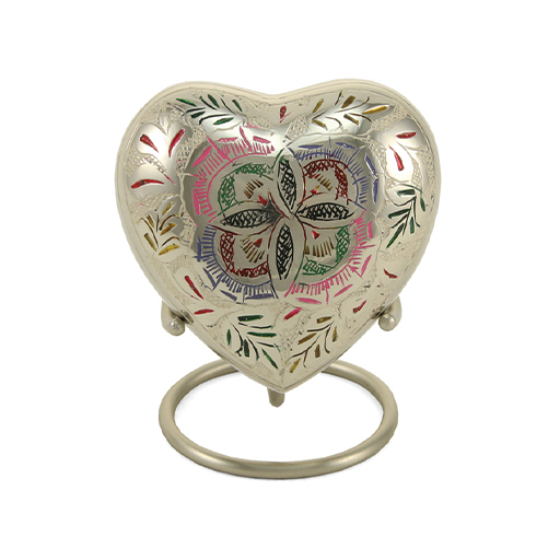 [URN-2617H] Lattice Heart Keepsake