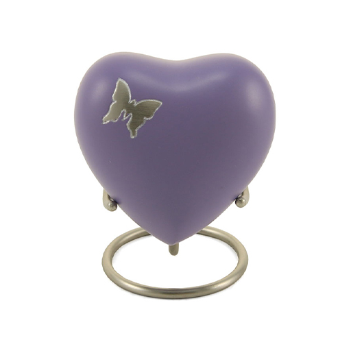 [URN-5245H] Aria Butterfly Heart Keepsake