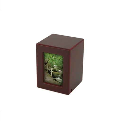 [URN-CMPC-25] MDF Cherry Photo Keepsake