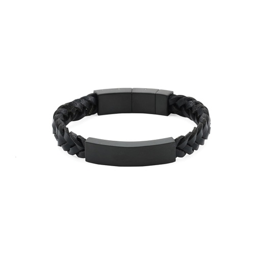 [URN-J5208] Onyx Black Braided Bracelet