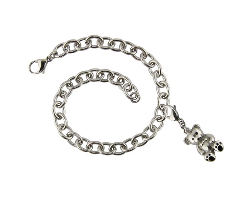 [URN-J9505] Bracelet with Teddybear Charm