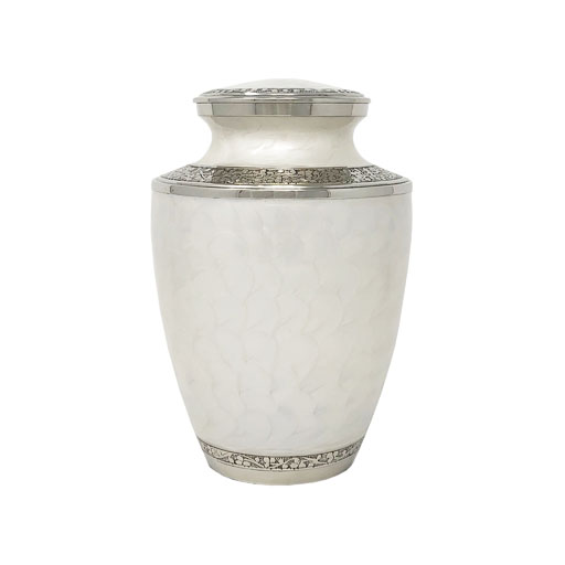 [URN-ML B-5001L] White Mother of Pearl Large