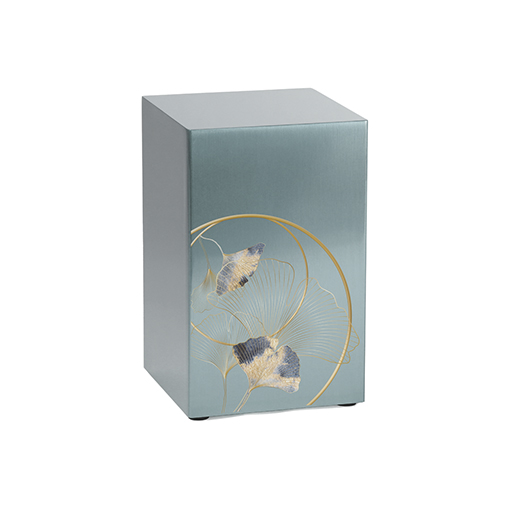 [URN-100318] Life Canvas Ginkgo Pewter, Left Side