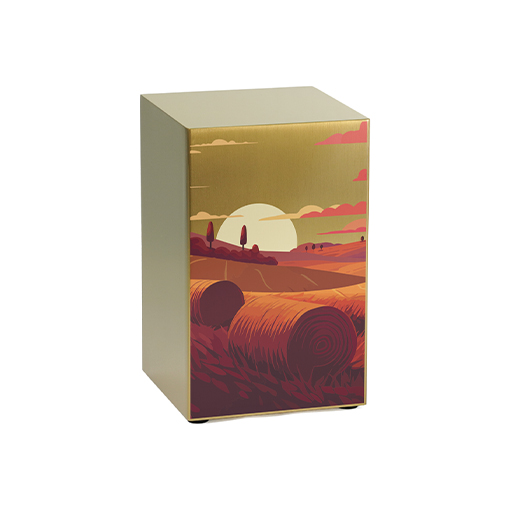 [URN-100330] Life Canvas Prairie Landscape Bronze